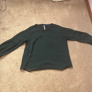 Apartment 9 brand dark green blouse size 1x